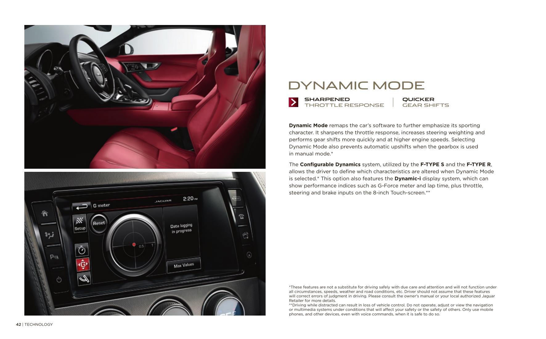 2016 Jaguar F-Type Brochure Page 76